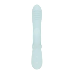 Good Vibes Only - Triple Stimulation Vibe - Soft Silicone - Blauw