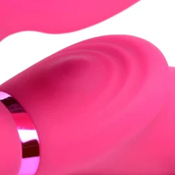 G-Pulse Vibrerende Strapless Strap-On Vibrator Met Afstandsbediening - Roze