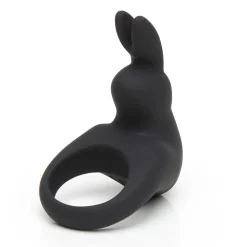 Happy Rabbit – Rabbit Cockring – Zwart
