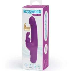 Happy Rabbit – Slimline Realistic Rabbit Vibrator – Paars