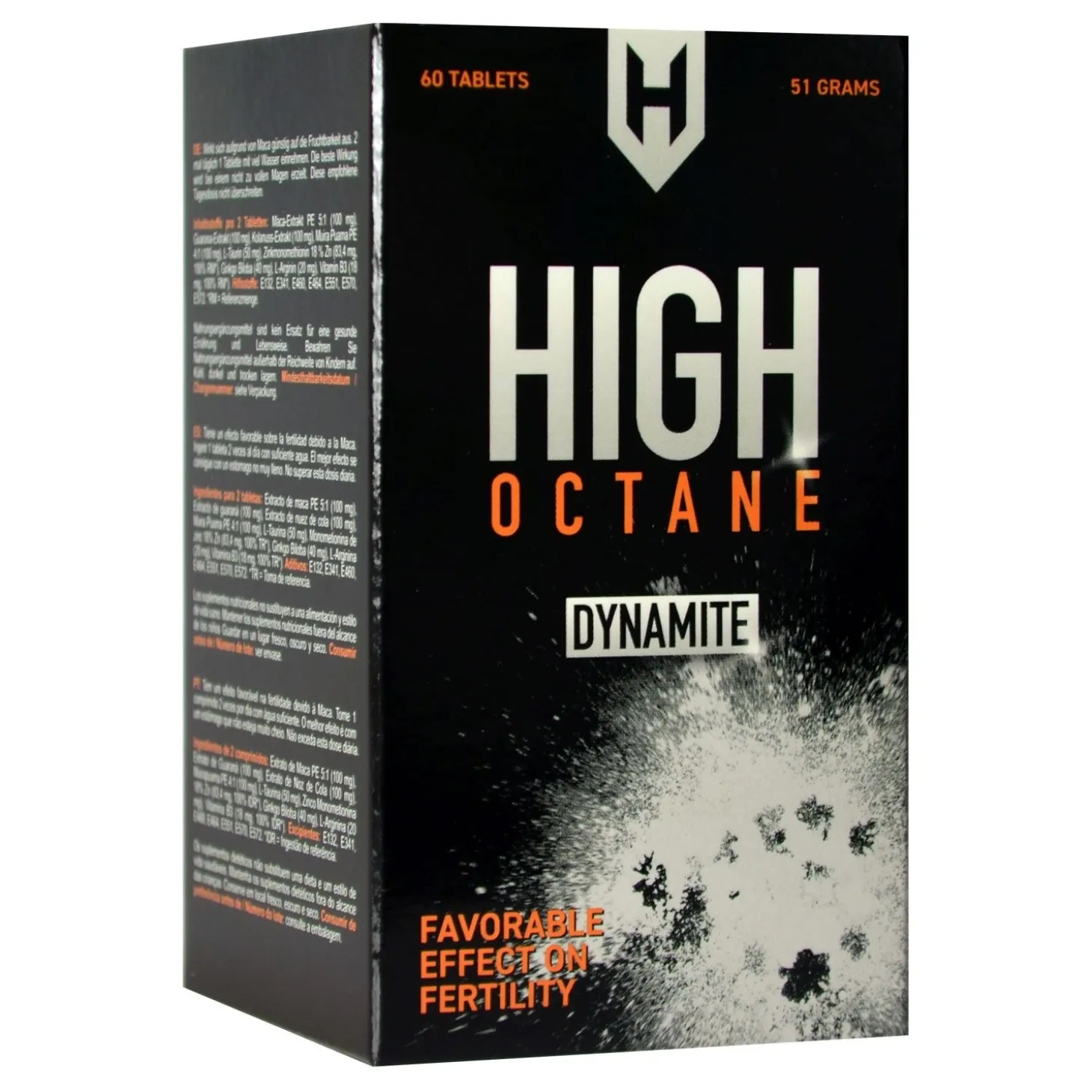 High Octane Dynamite Sperma Verbeteraar - 60 capsules