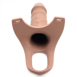 Holle Strap-On Siliconen Dildo Met Harnas