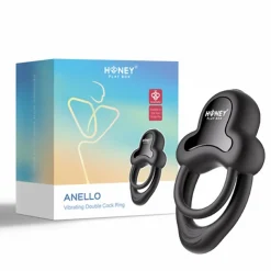 HoneyPlayBox - Anello-App-Controlled Vibrating Double Cock Ring