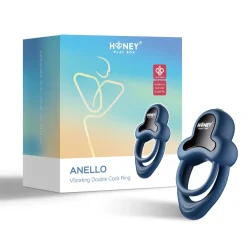 HoneyPlayBox - Anello-App-Controlled Vibrating Double Cock Ring & clitoris