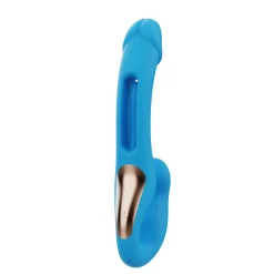 HoneyPlayBox - Harmony Duo App-bestuurde Strapless Strap-on - Blauw