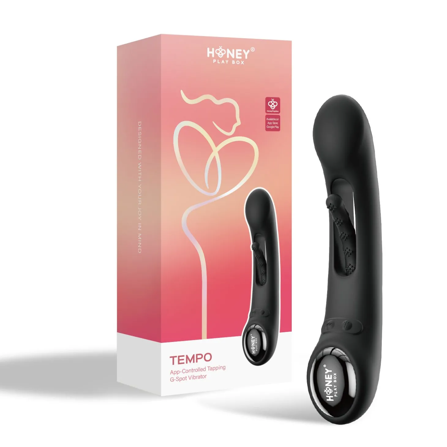 HoneyPlayBox - Tempo-Pressure Sensing App-Controlled Kinky Finger Tapping