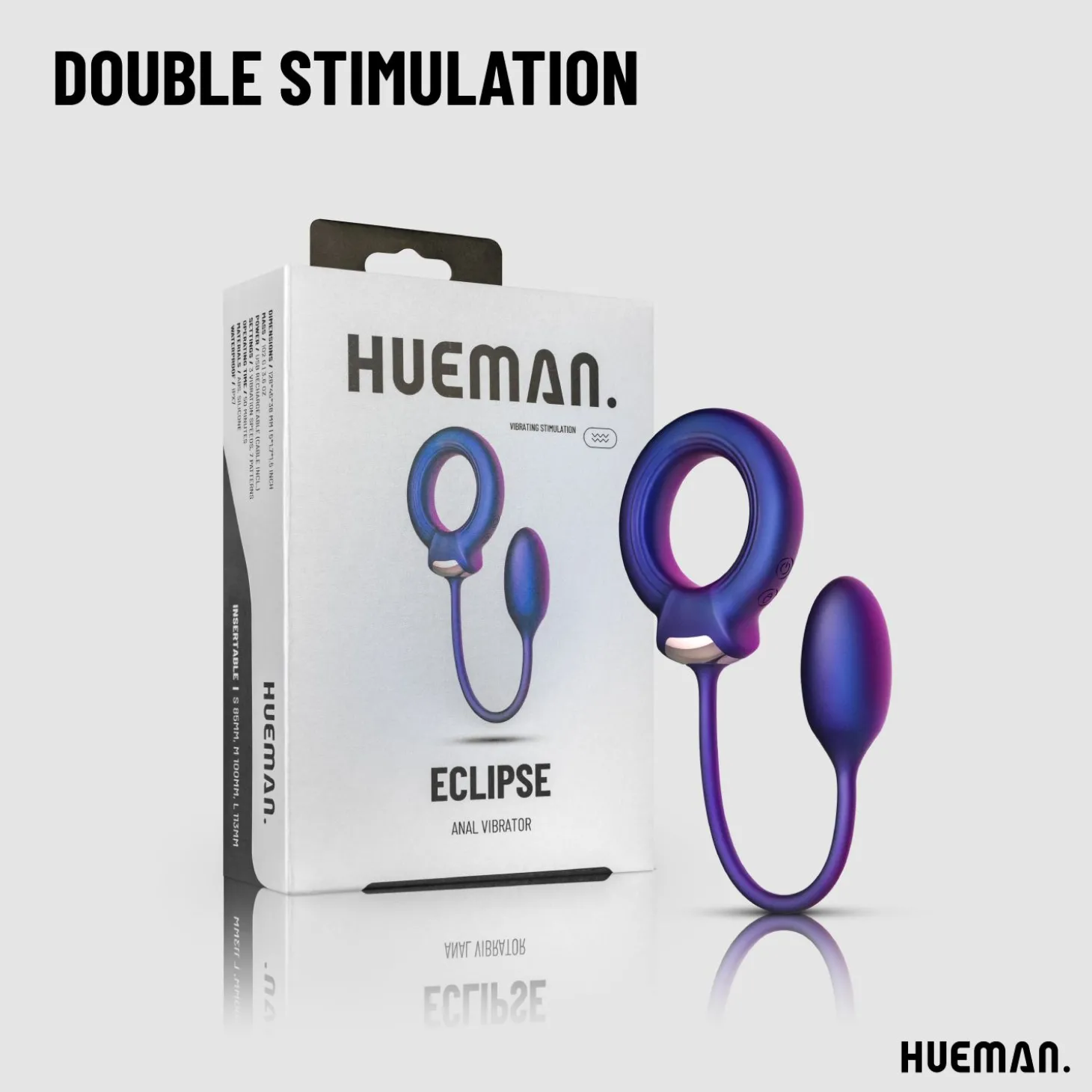 Hueman - Cockring met Anaal Bal