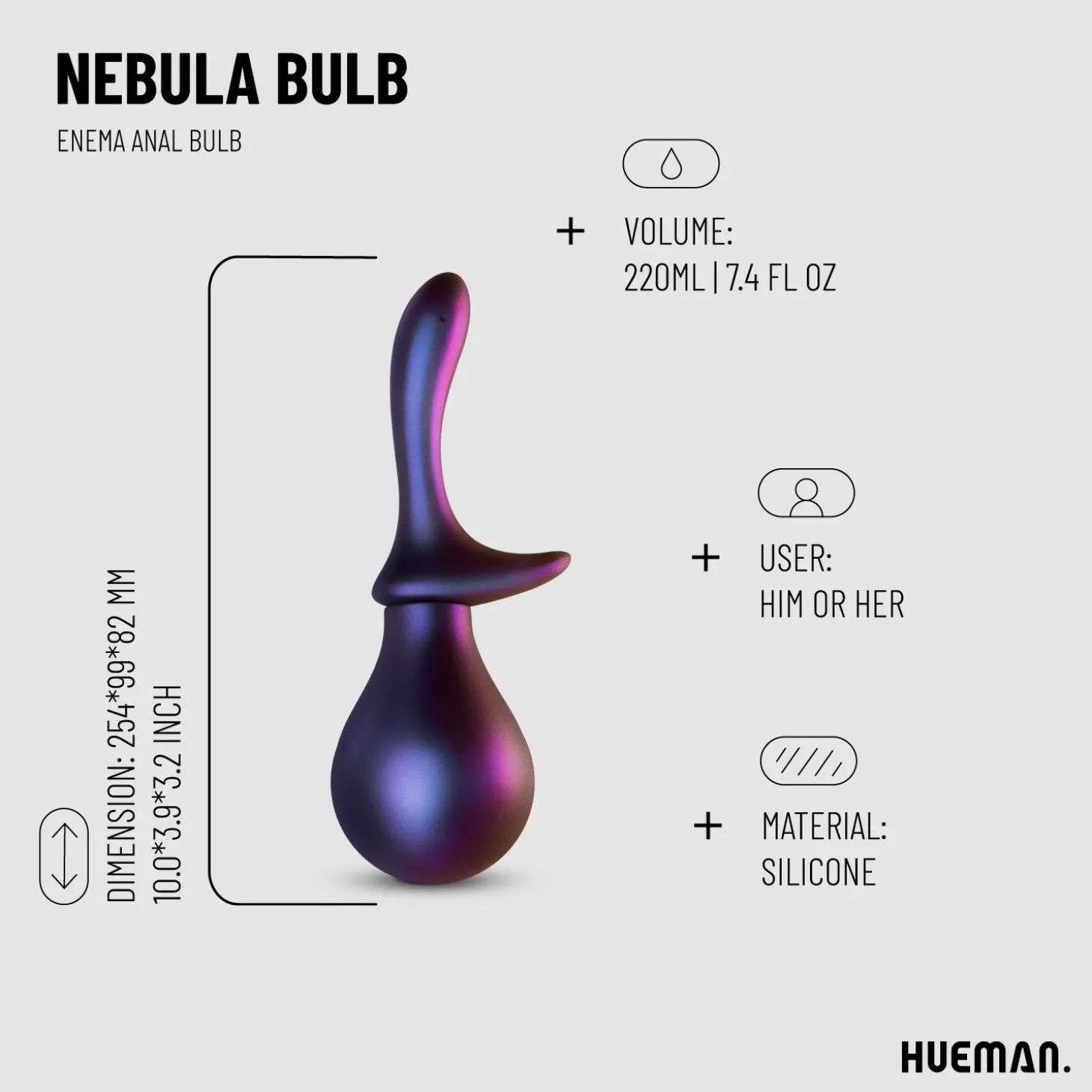 Hueman - Nebula Bulb Anaal Douche