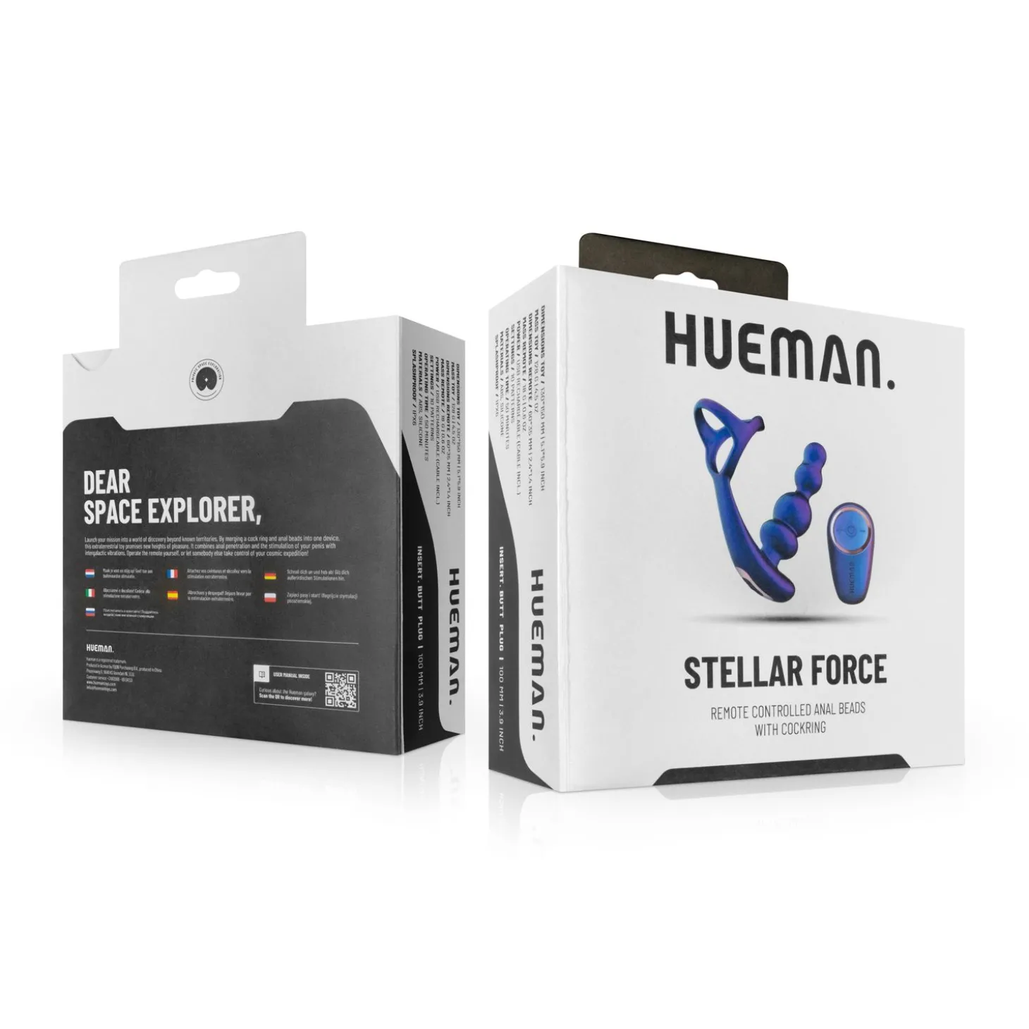 Hueman - Stellar Force Butt Plug met Cockring