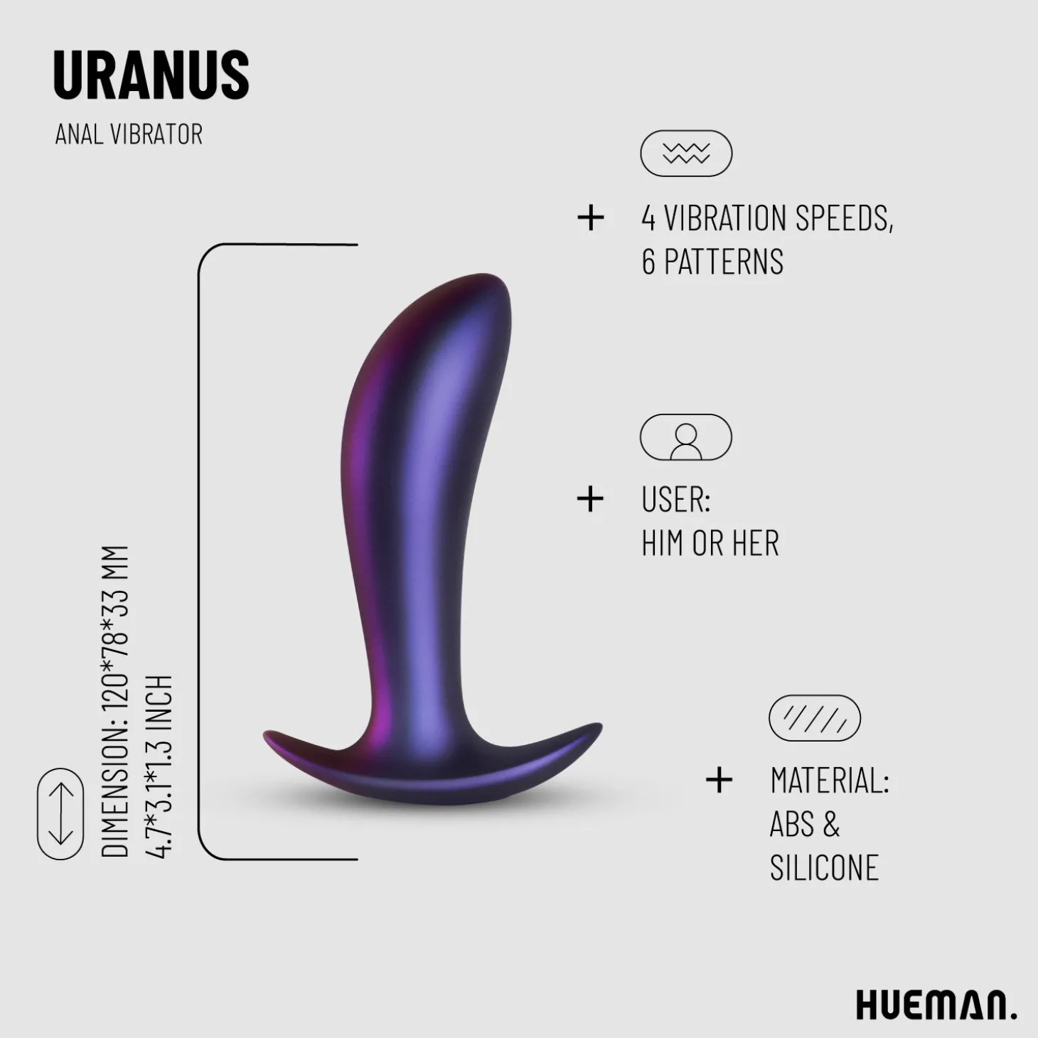 Hueman - Uranus Anaal Vibrator
