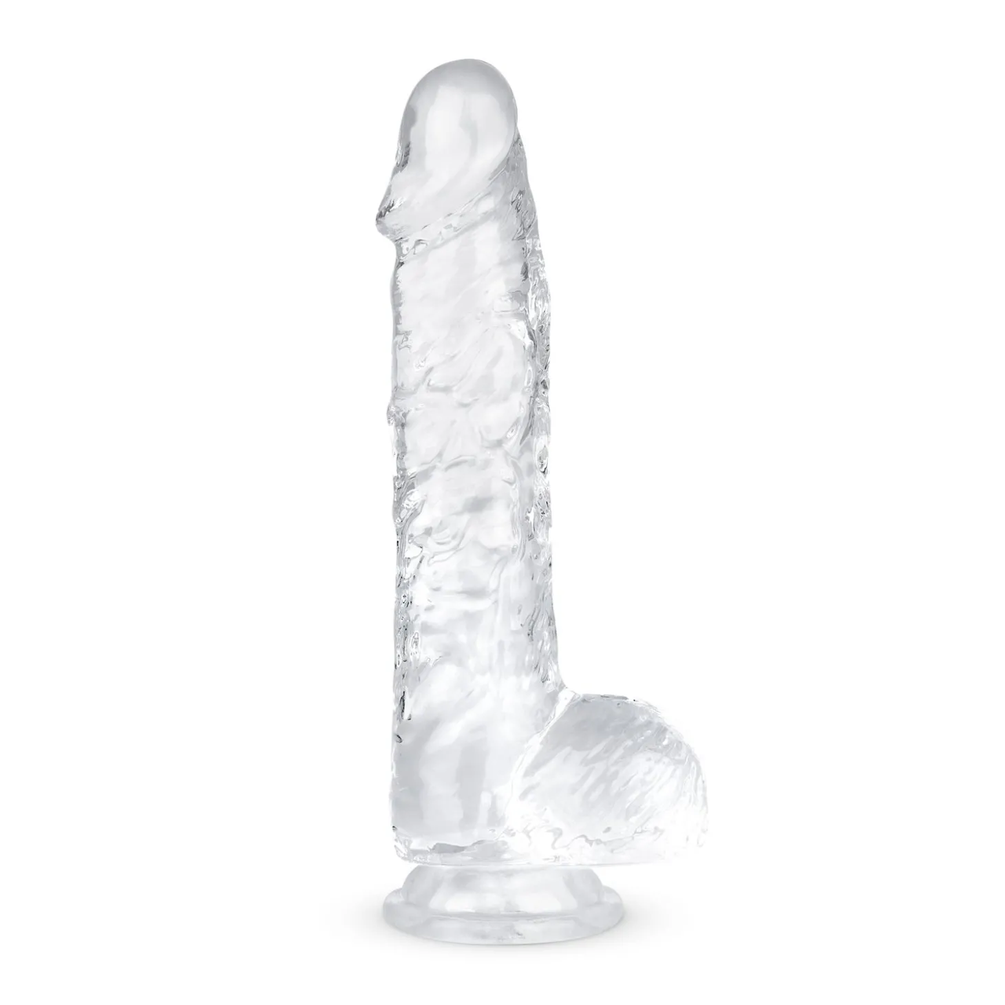 Jelly Dildo met Ballen - 15 cm