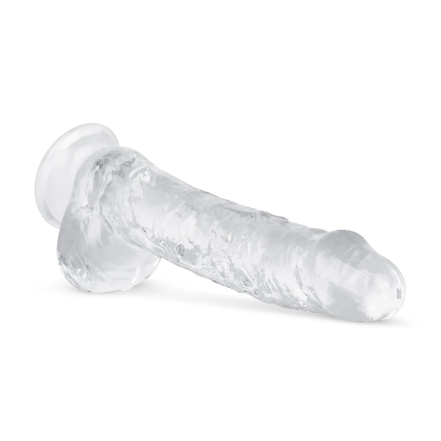 Jelly Dildo met Ballen - 15 cm