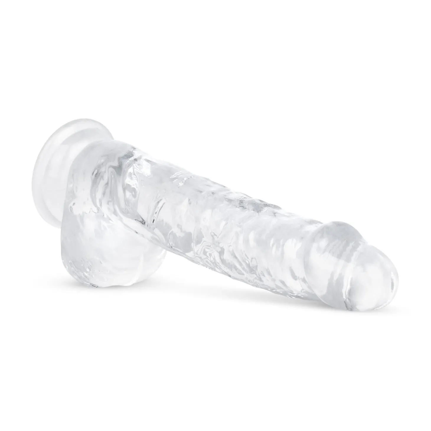 Jelly Dildo met Ballen - 13,5 cm