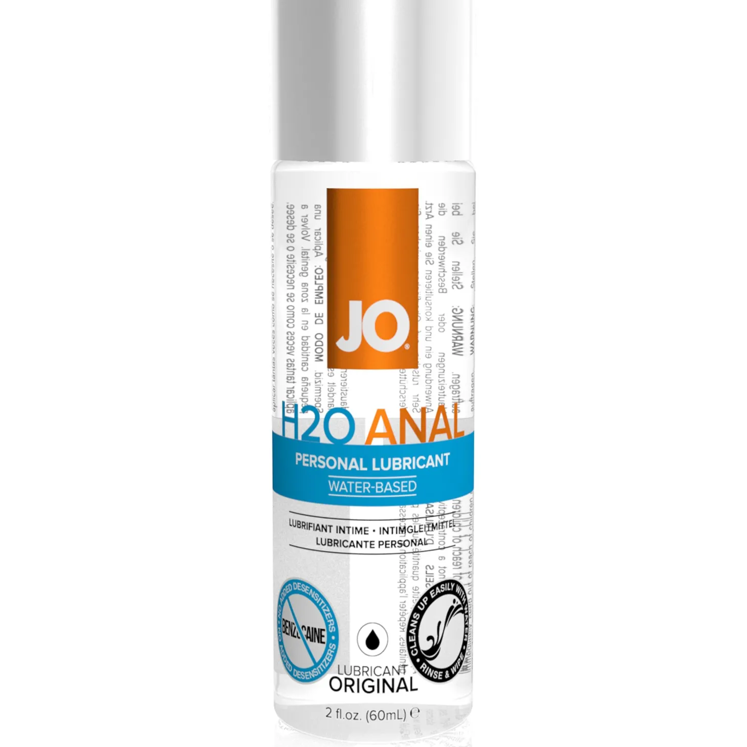 JO - Anaal H2O Glijmiddel - 60 ml