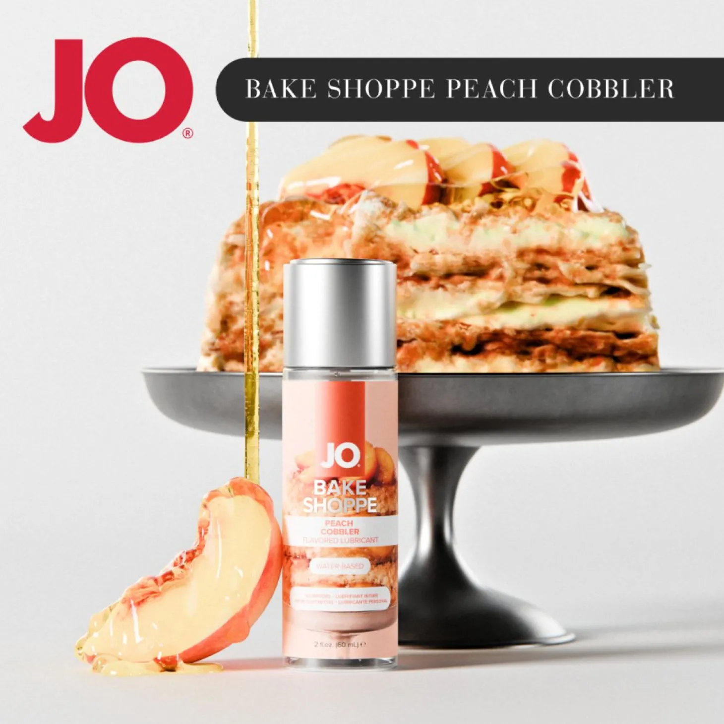 JO - Bake Shoppe Perziktaart Glijmiddel - 60ml