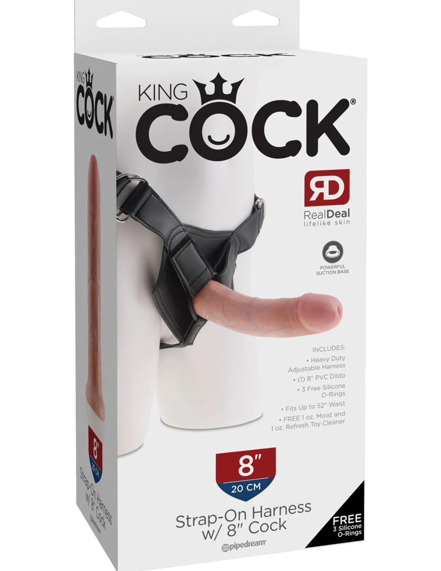 King Cock Strap-on Harnas - 20 cm