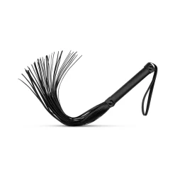 Kunstleren Flogger - Zwart