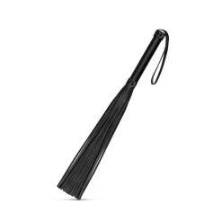 Kunstleren Flogger - Zwart