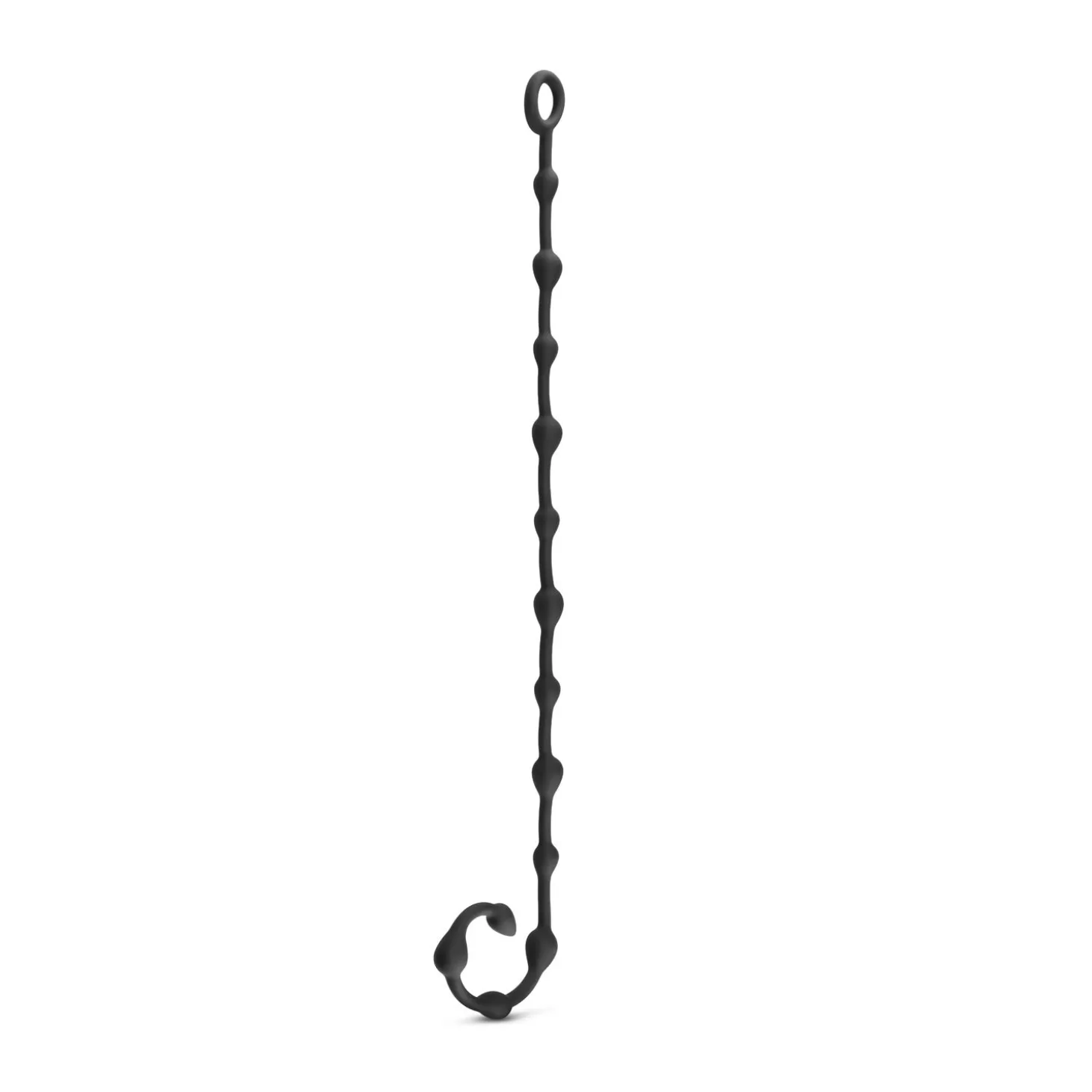 Lange Anaalketting 105 cm - Zwart