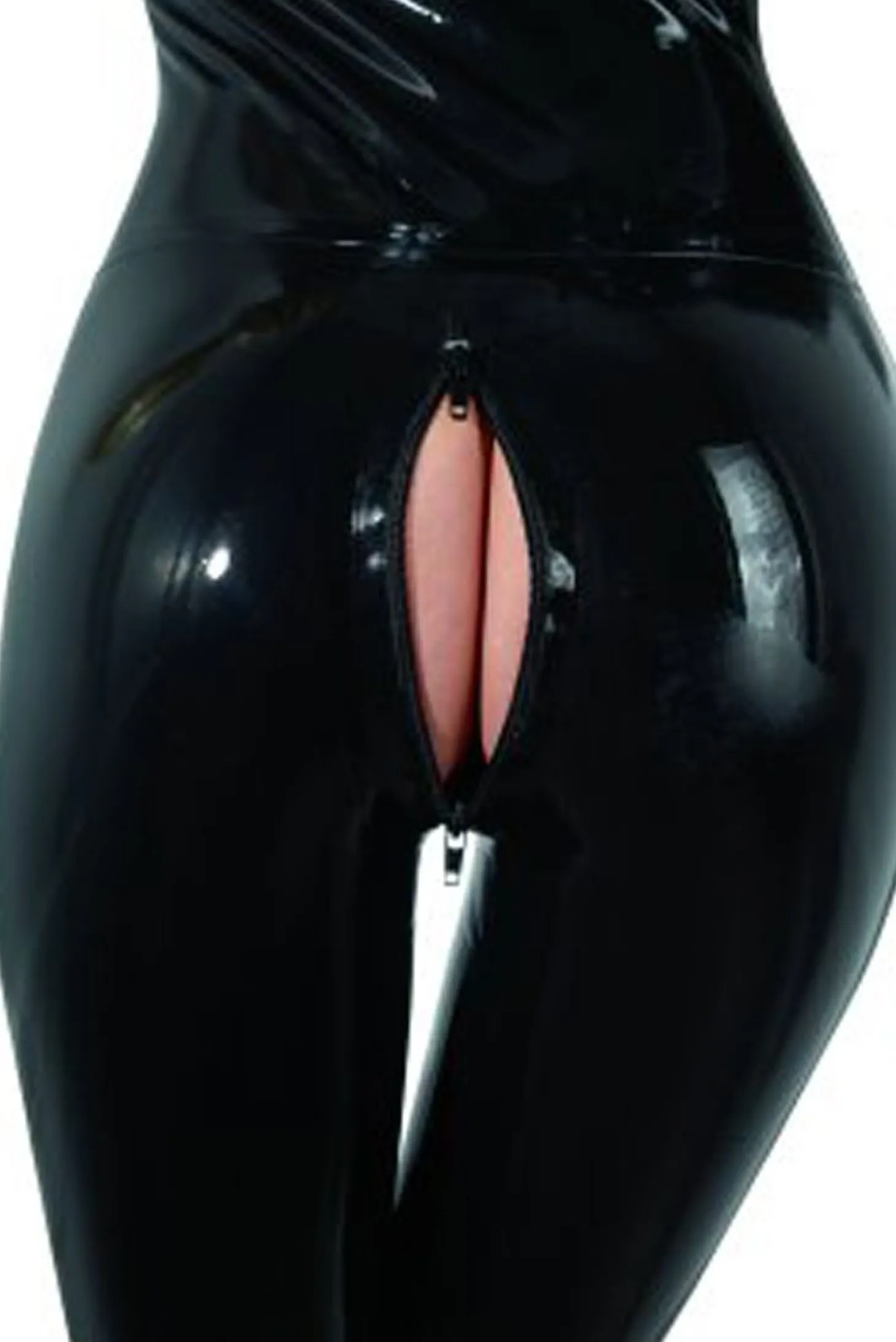 Latex Catsuit Met Ritsen