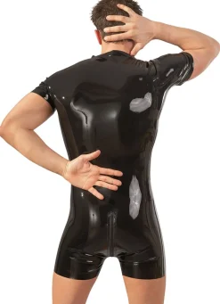 Latex Heren Body Met Rits