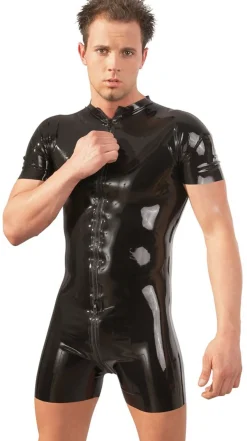 Latex Heren Body Met Rits