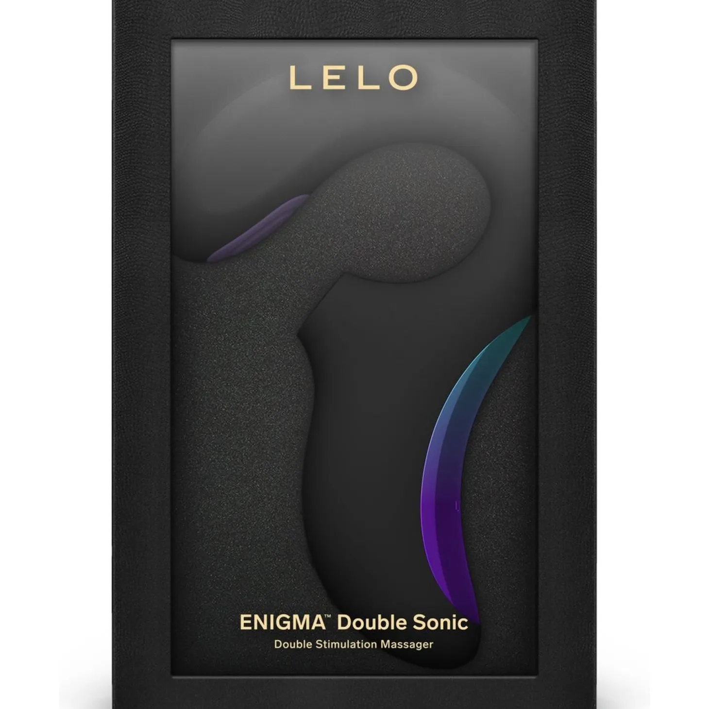 LELO - ENIGMA Double Sonic A-spot vibrator - Zwart