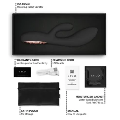 LELO - INA Thrust Dual-Action Massager - Black