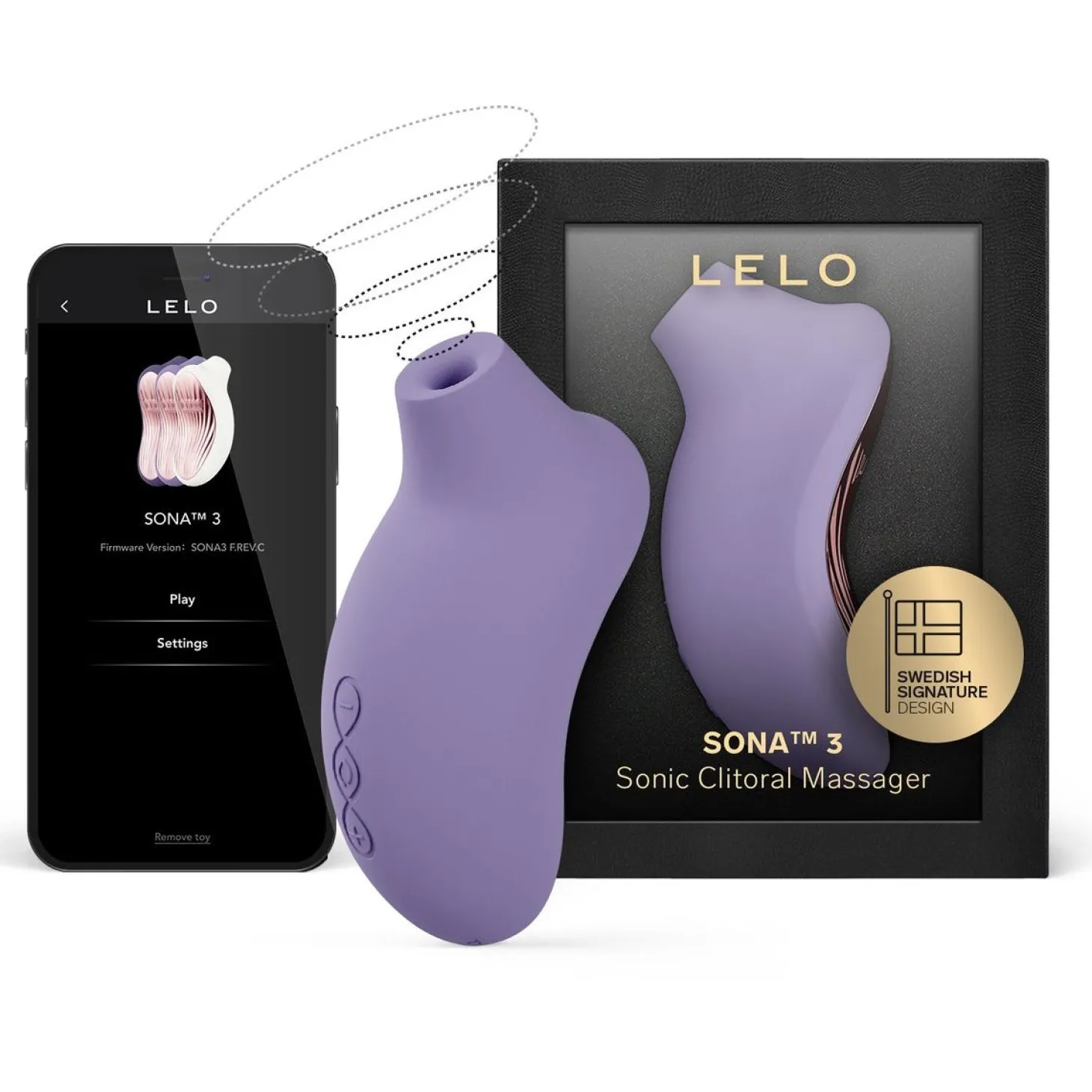 LELO - SONA 3 Clitoris Stimulator - Violet Dusk