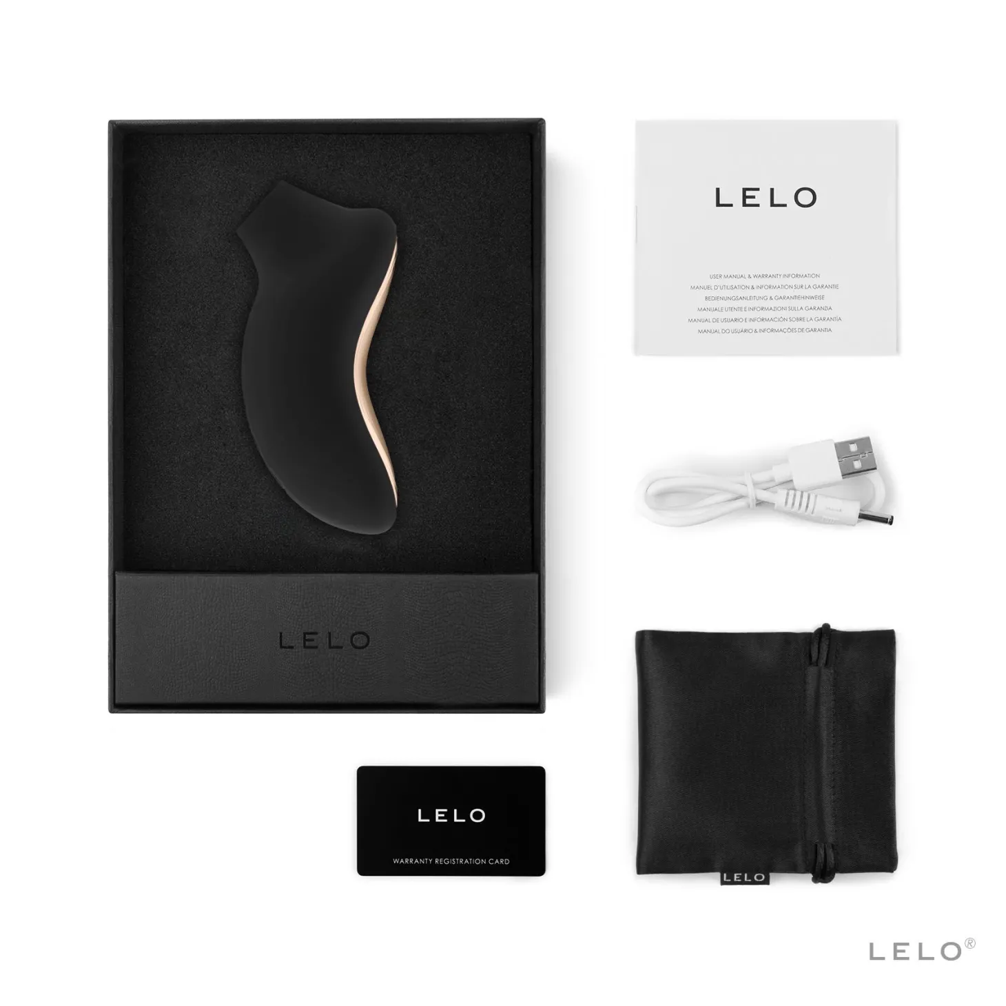 LELO - Sona 2 Luchtdrukvibrator - Zwart