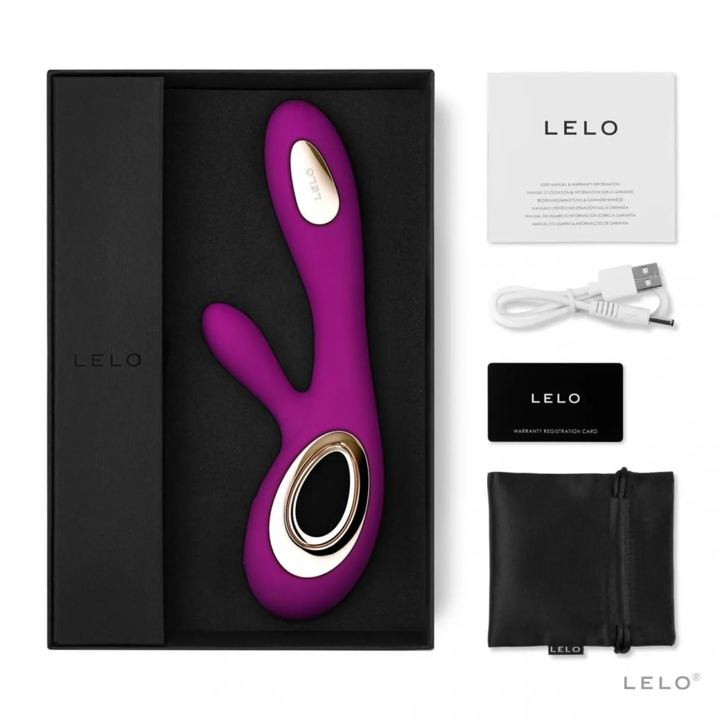 LELO - Soraya Wave G-Spot Vibrator - Deep Rose