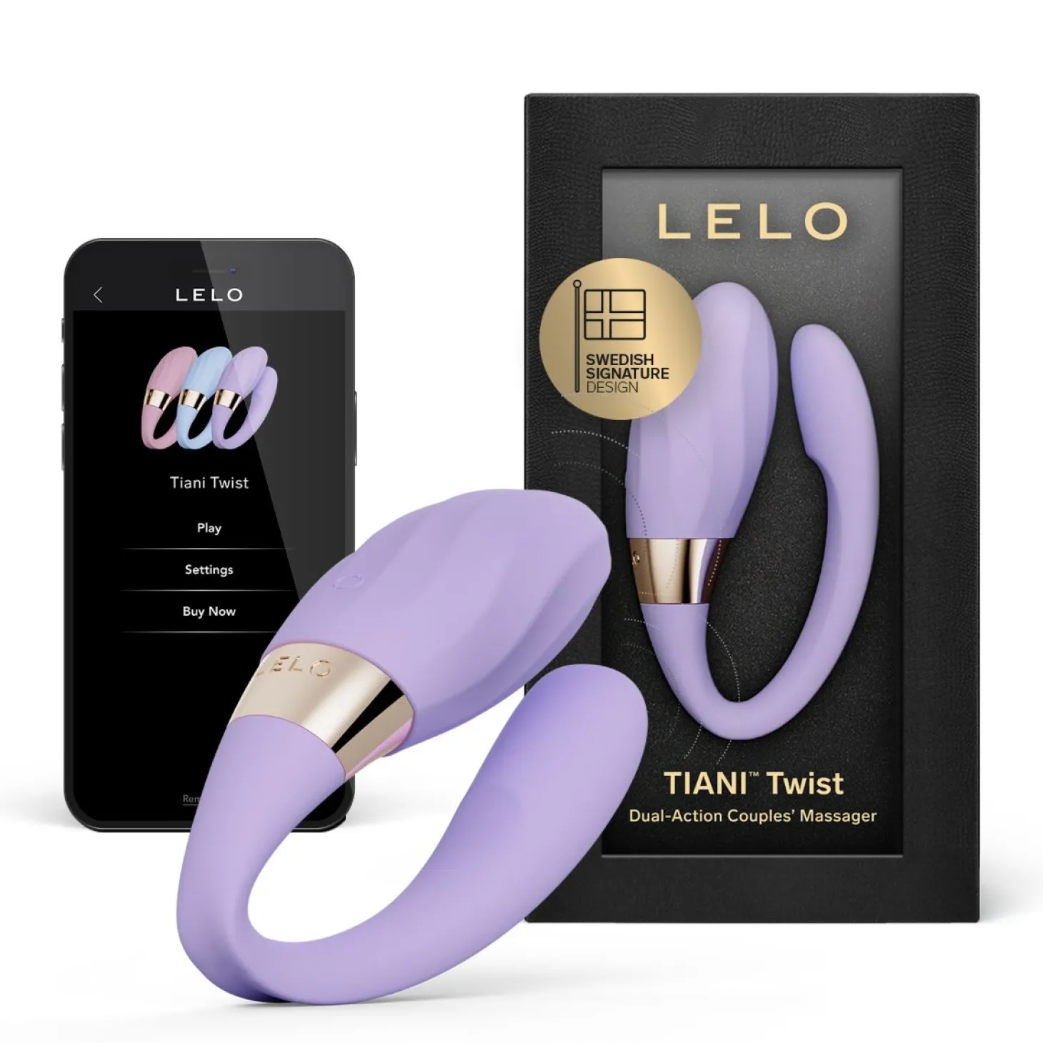 LELO - TIANI Twist Koppelsvibrator - Lavender
