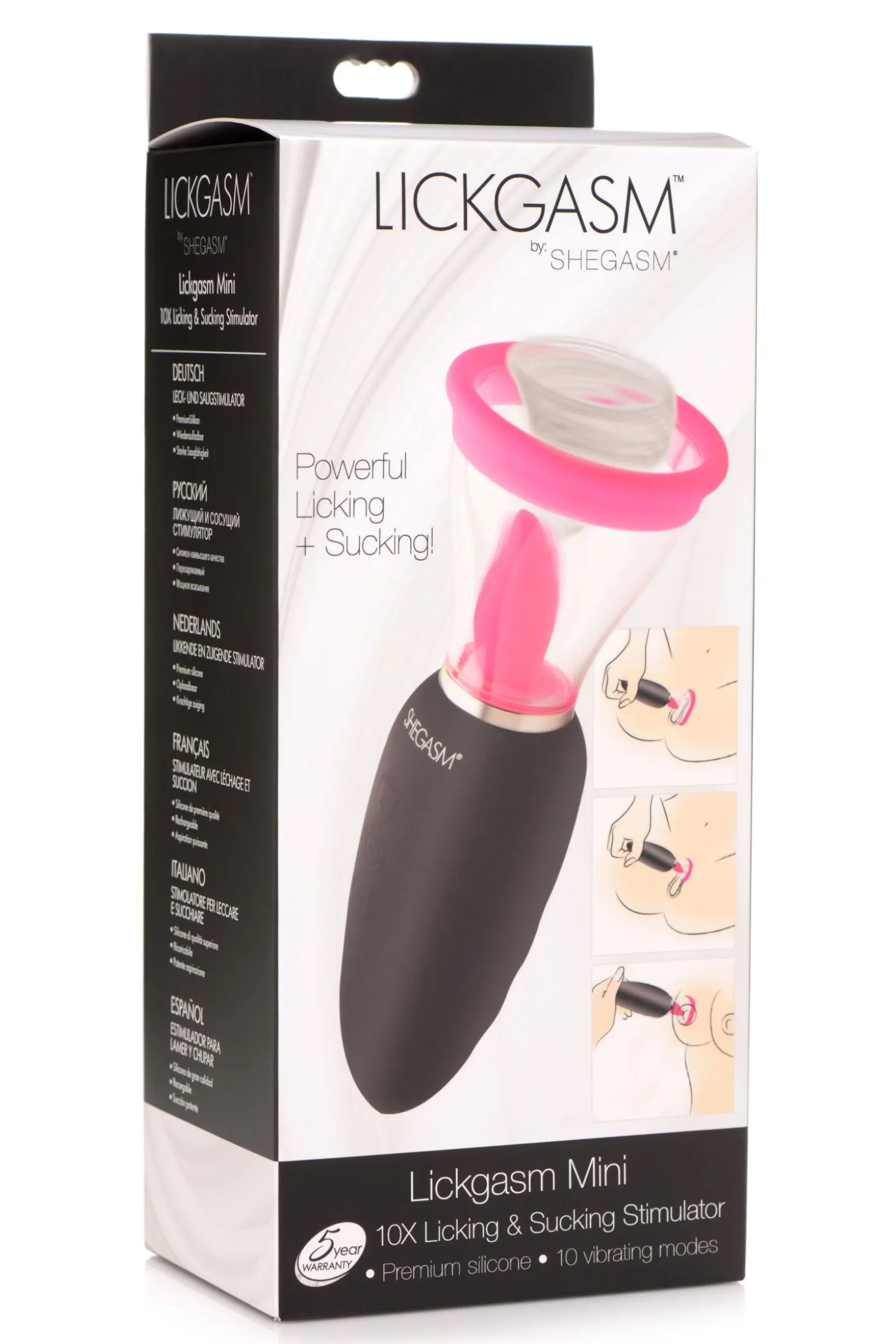 LICKGASM - Mini Stimulator Zuigen, Likken & Vibratie