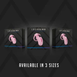 LOCKDOWN - Chastity Cage Medium - Pink