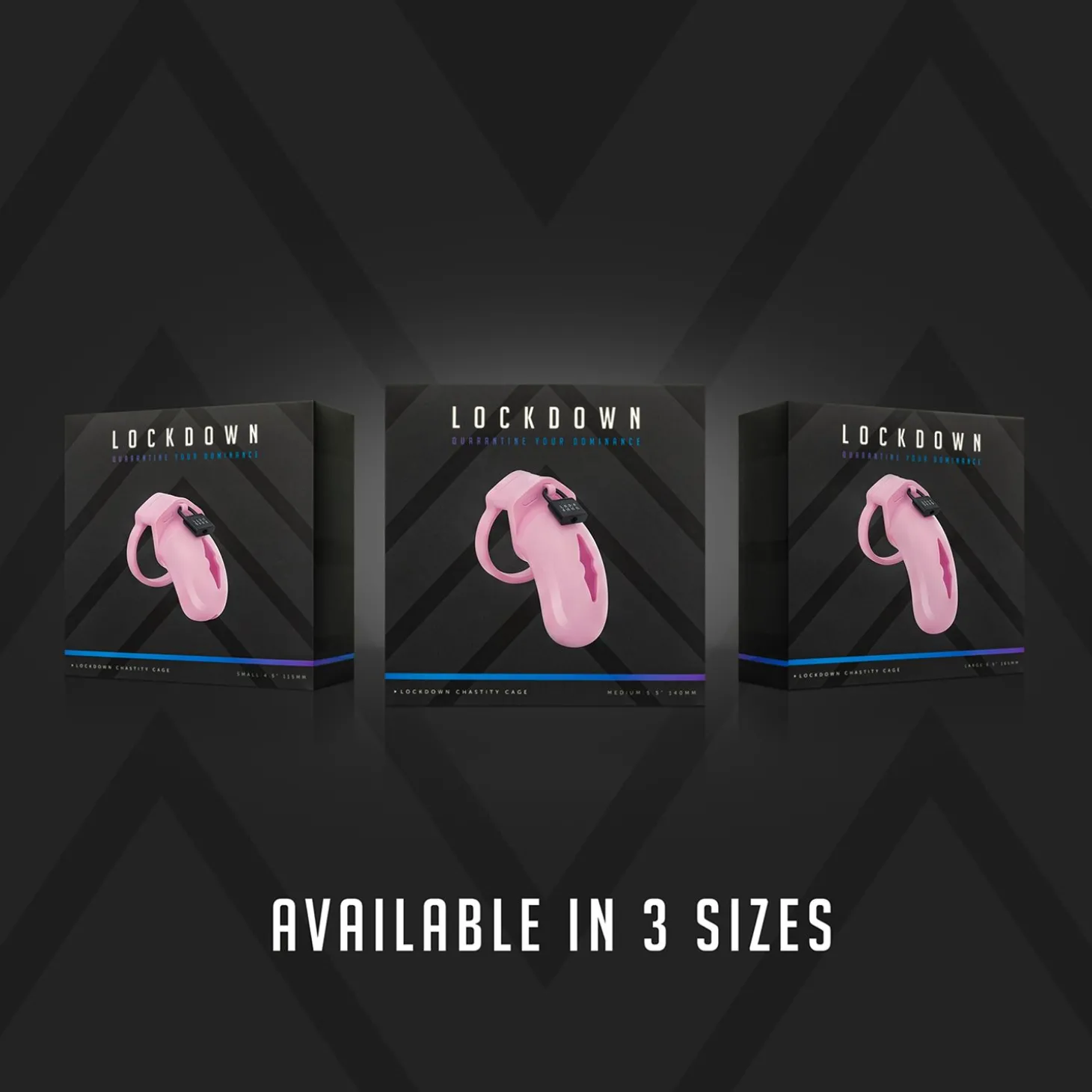LOCKDOWN - Chastity Cage Small - Roze