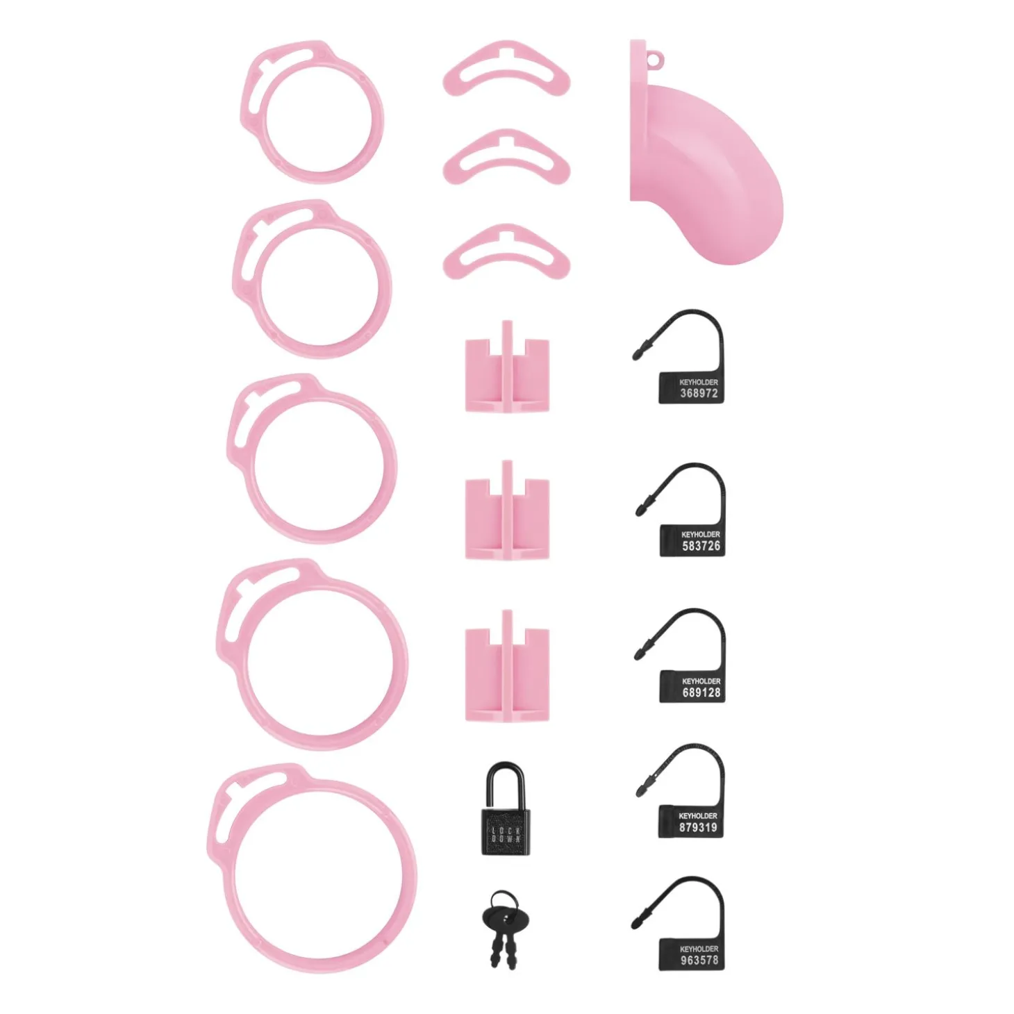 LOCKDOWN - Chastity Cage Small - Roze
