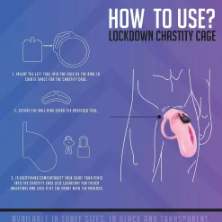 LOCKDOWN - Chastity Cage Small - Roze