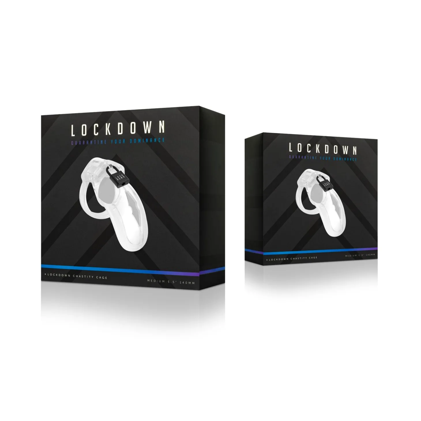 Lockdown Kuisheidskooi Transparant - Medium