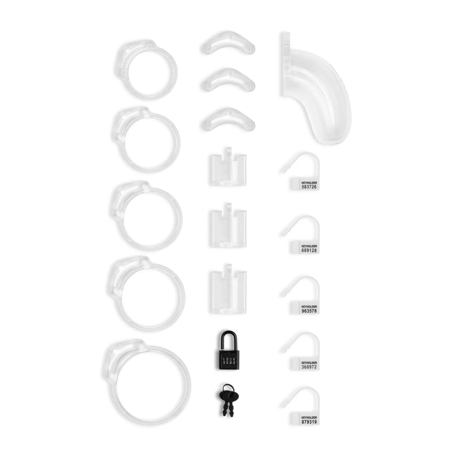 Lockdown Kuisheidskooi Transparant - Medium