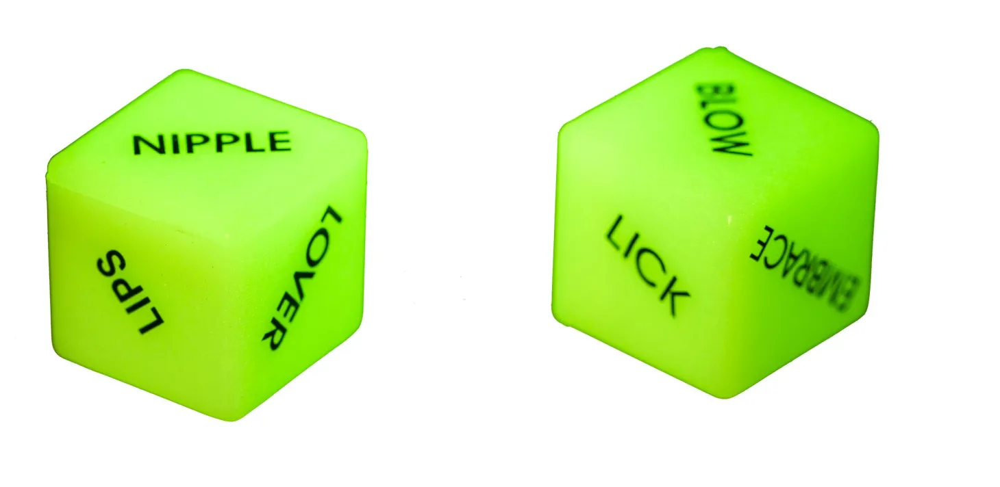 Love Dice Glow in the Dark Set - Engelse versie