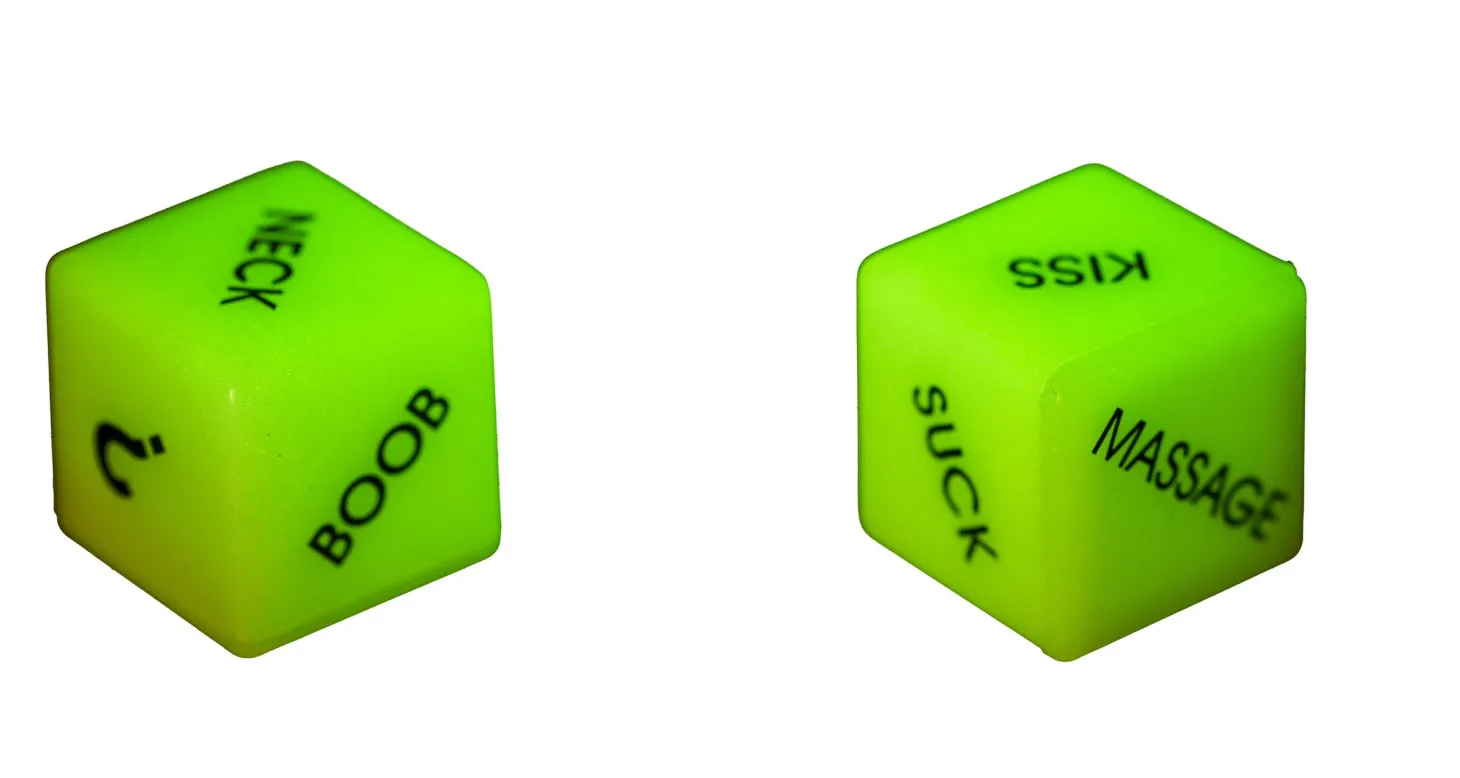 Love Dice Glow in the Dark Set - Engelse versie