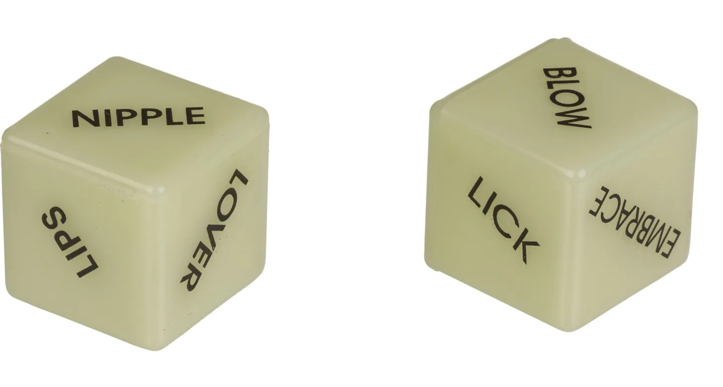 Love Dice Glow in the Dark Set - Engelse versie