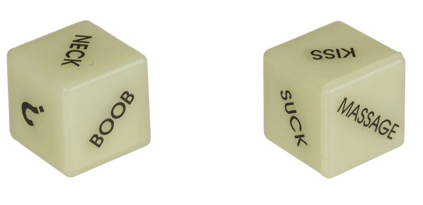 Love Dice Glow in the Dark Set - Engelse versie