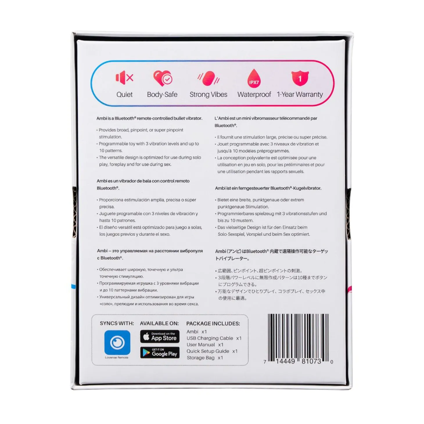 Lovense Ambi Mini Vibrator