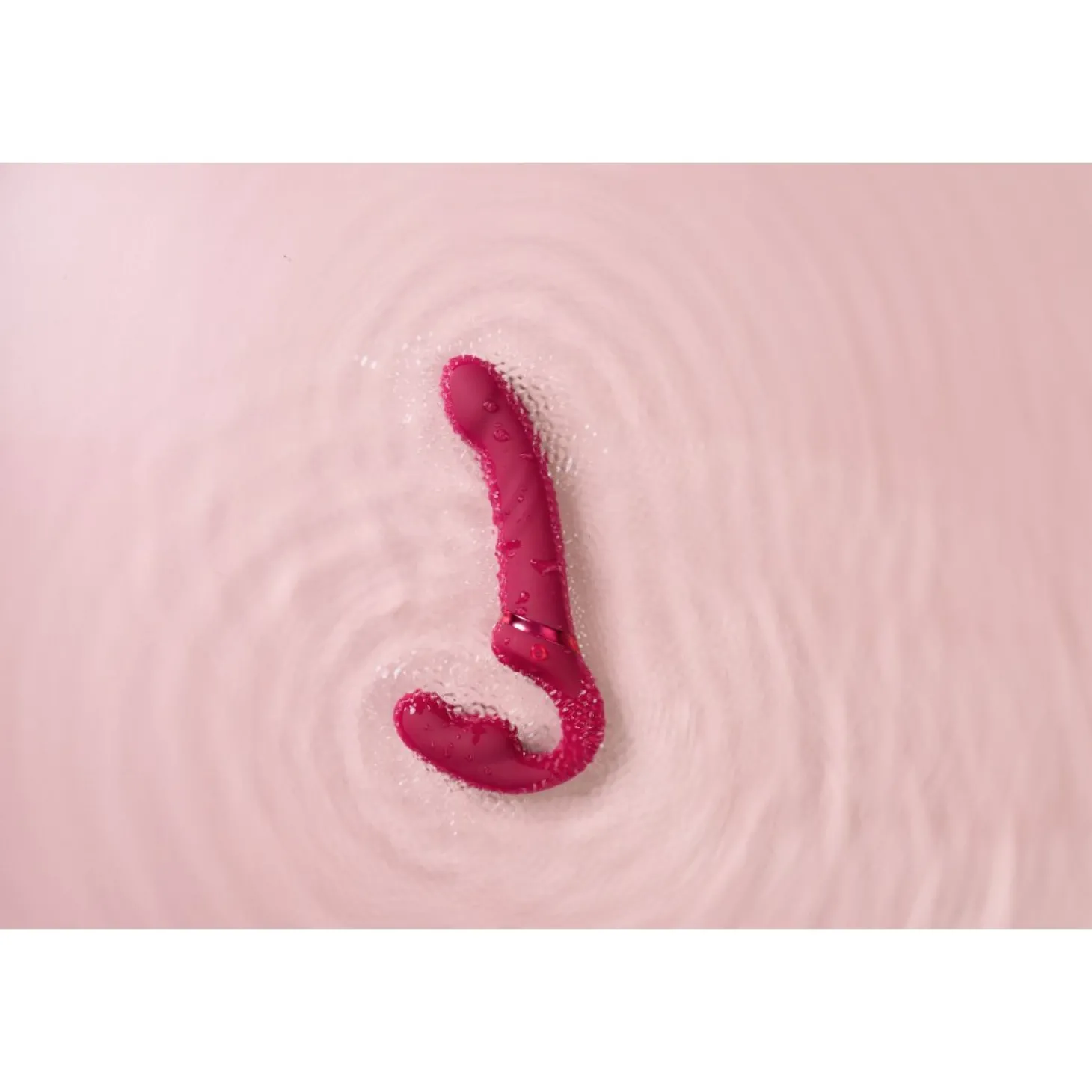 Lovense - Lapis Strapless Strap-on Vibrator - Roze