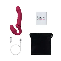 Lovense - Lapis Strapless Strap-on Vibrator - Roze