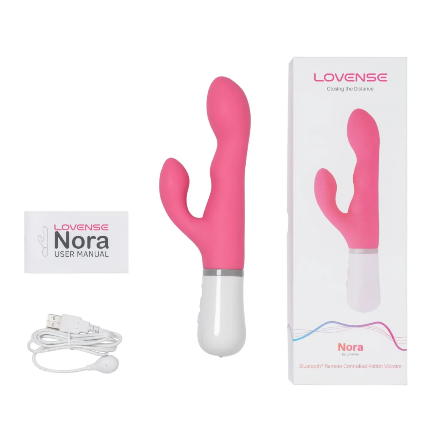 Lovense - Nora G-spot Vibrator Met App - Roze