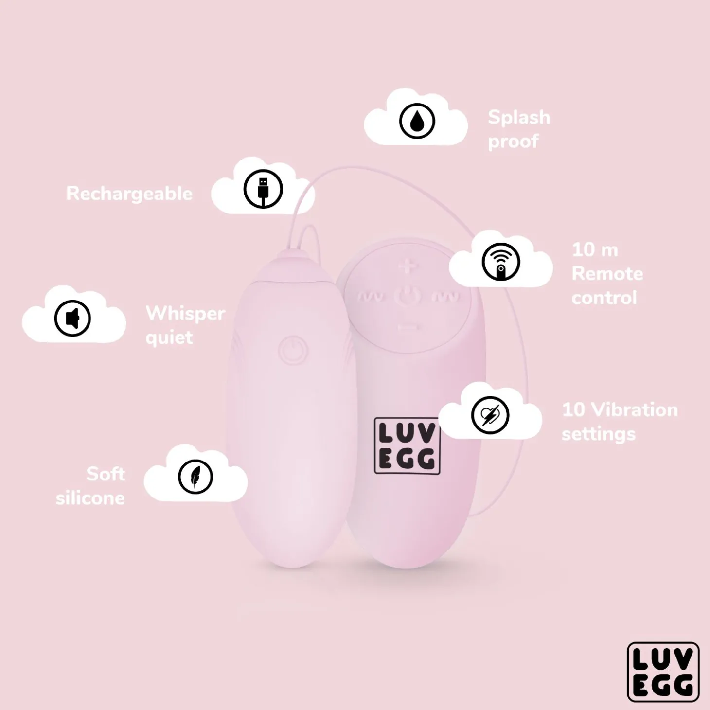 LUV EGG - Roze