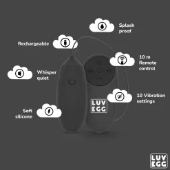 LUV EGG - Zwart