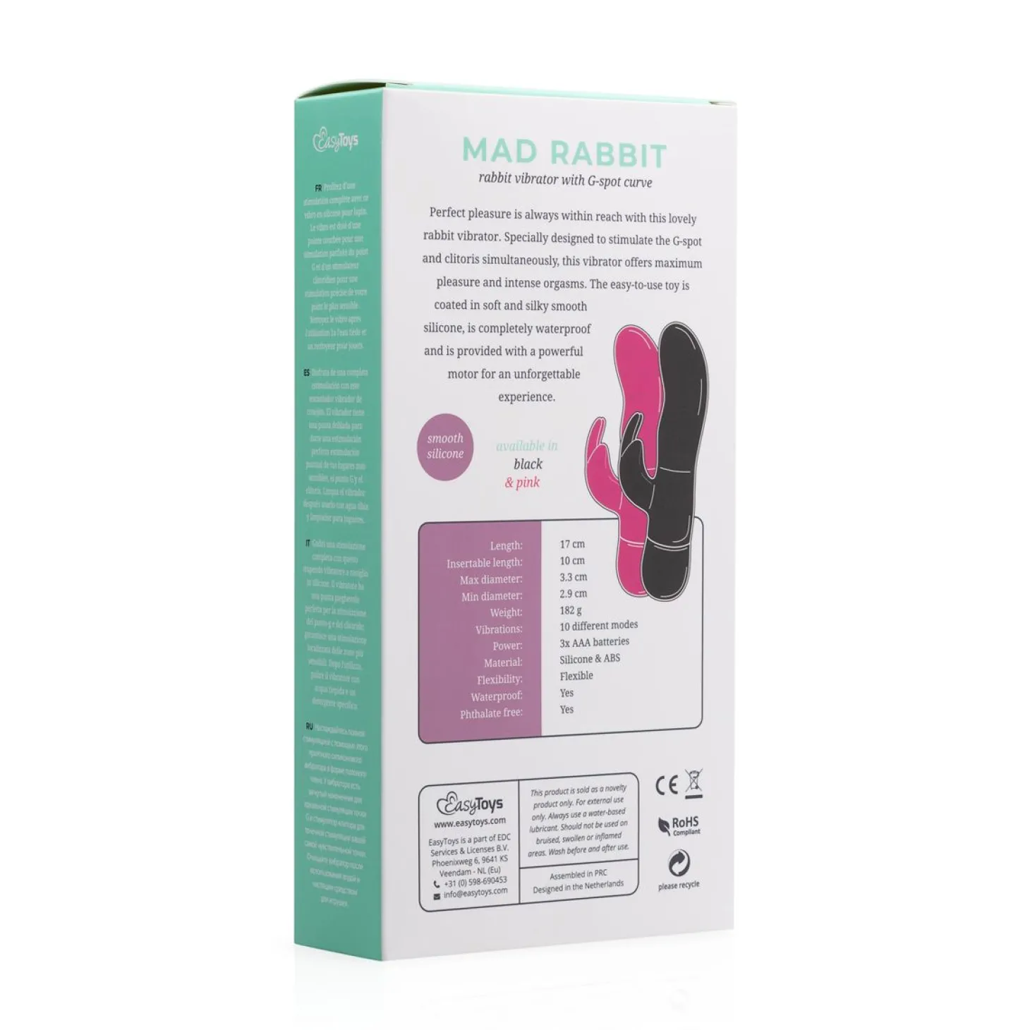 Mad Rabbit Vibrator - Roze